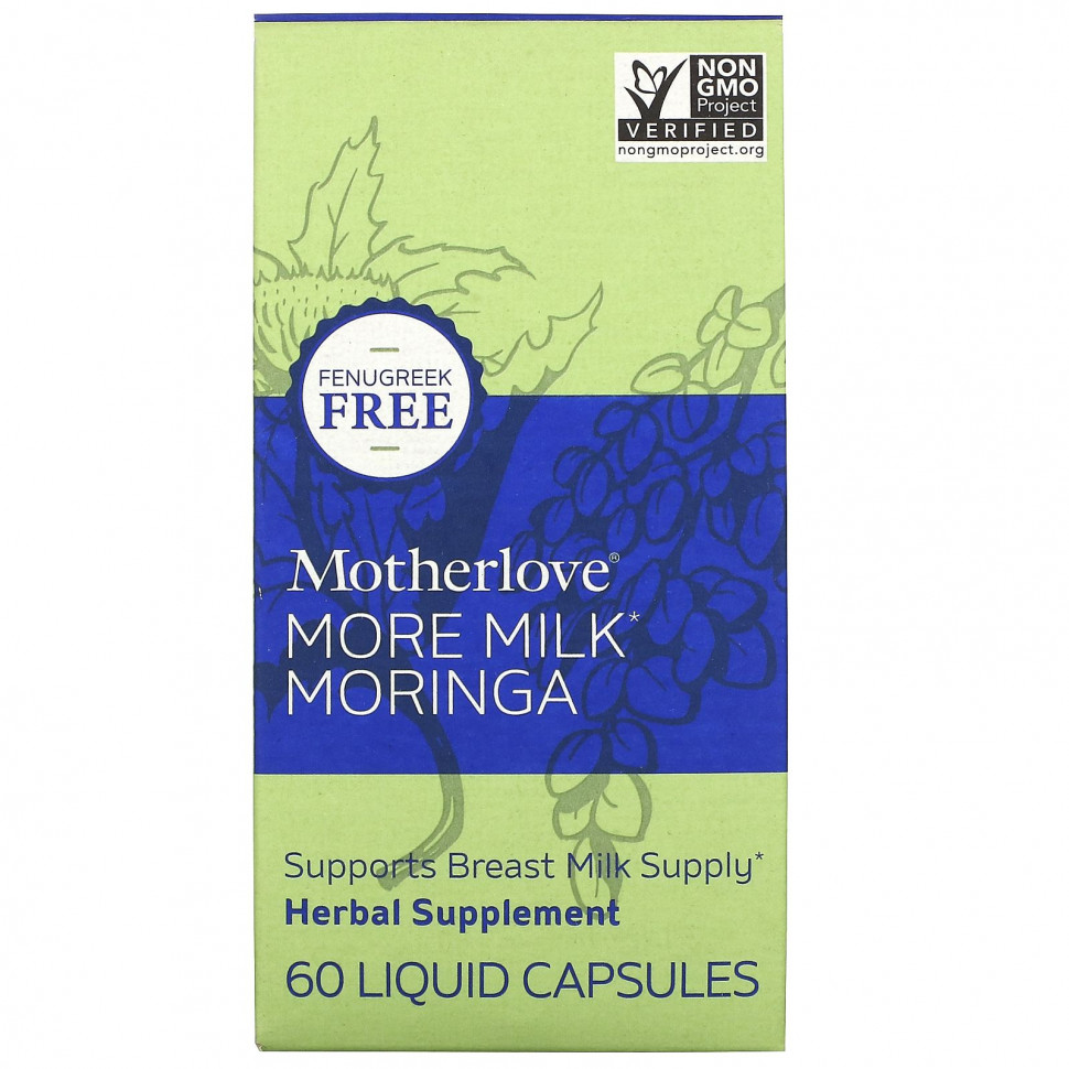   (Iherb) Motherlove, More Milk Moringa, 60      -     , -, 