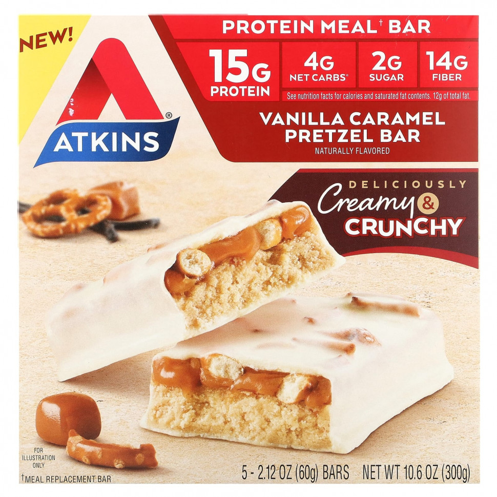   (Iherb) Atkins, Protein Meal Meal,     , 5 , 60  (2,12 )    -     , -, 