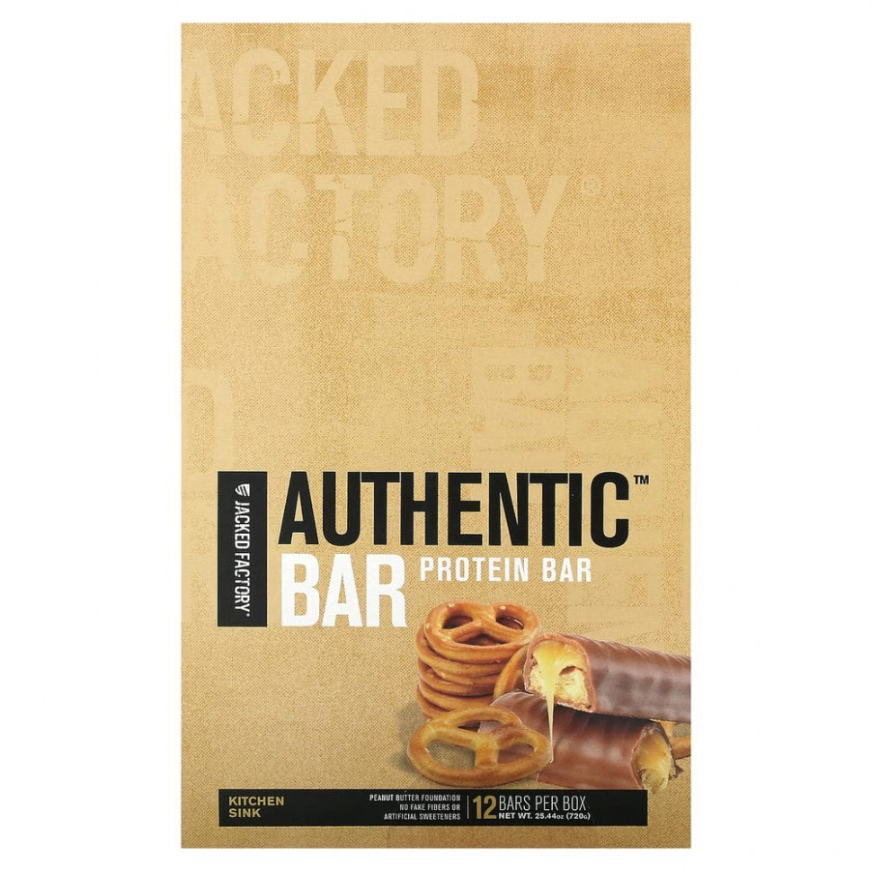   (Iherb) Jacked Factory, Authentic Bar,  ,  , 12 , 60  (2,12 )    -     , -, 