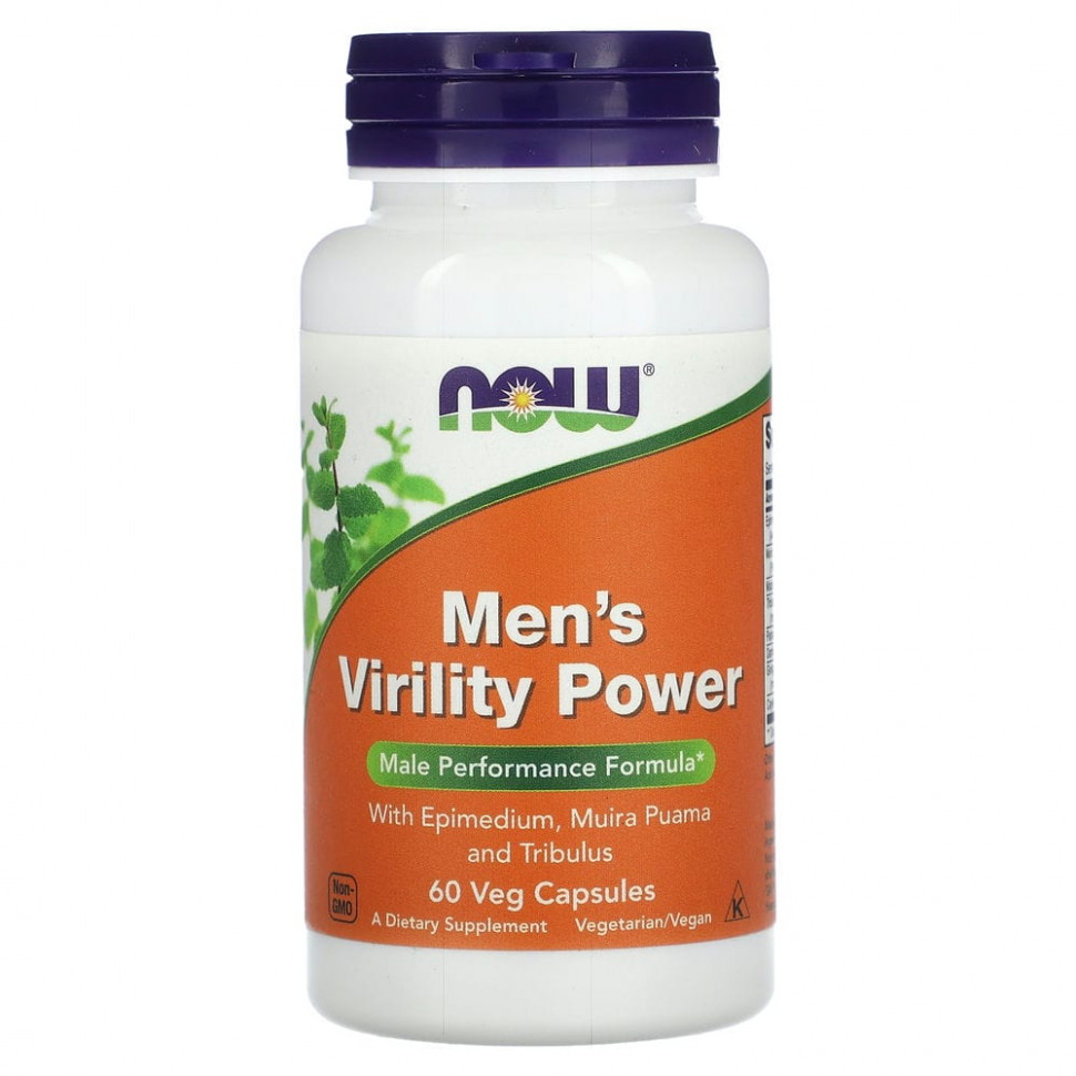   (Iherb) NOW Foods, Men's Virility Power, 60      -     , -, 
