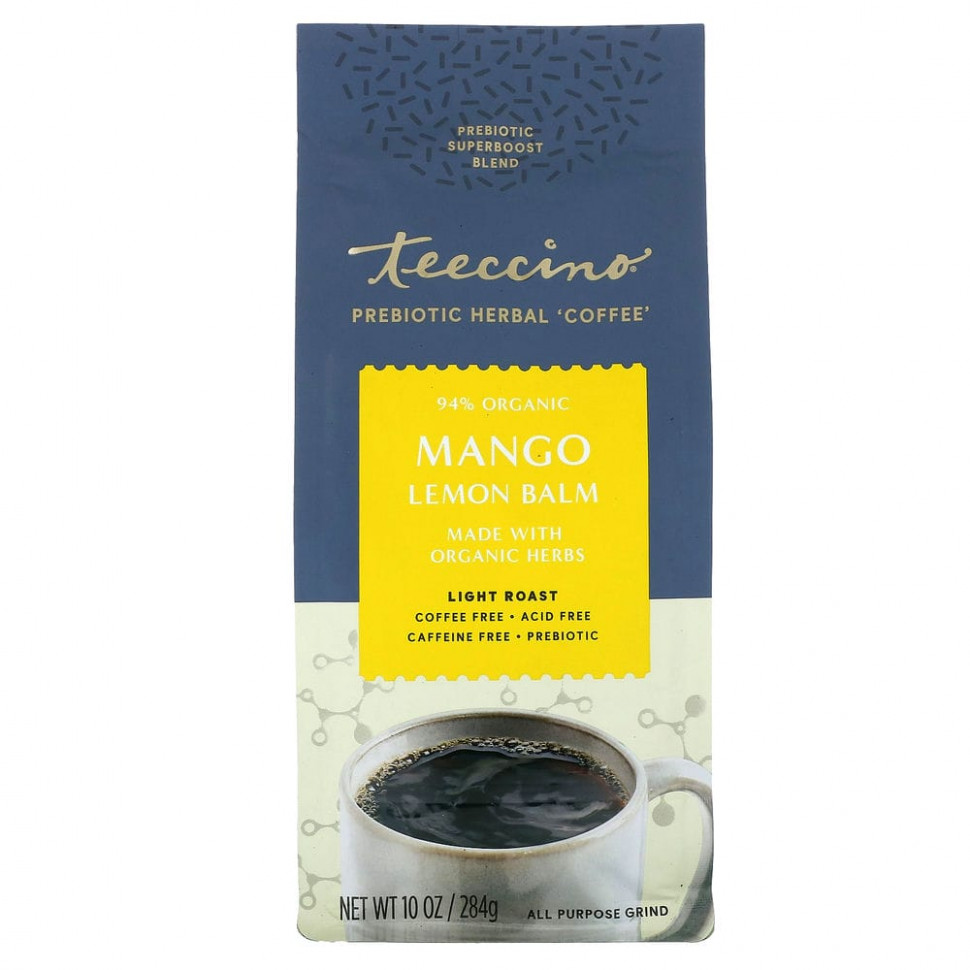  (Iherb) Teeccino, Prebiotic Herbal Coffee,     ,  ,  , 284  (10 )    -     , -, 