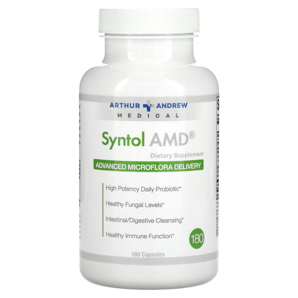   (Iherb) Arthur Andrew Medical, Syntol AMD, Advanced Microflora Delivery,    , 500 , 180     -     , -, 