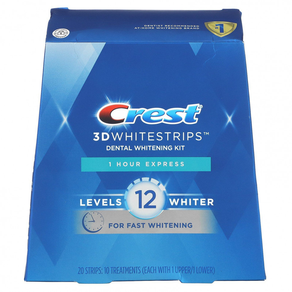   (Iherb) Crest, 3D Whitestrips,    , 1  , 20     -     , -, 