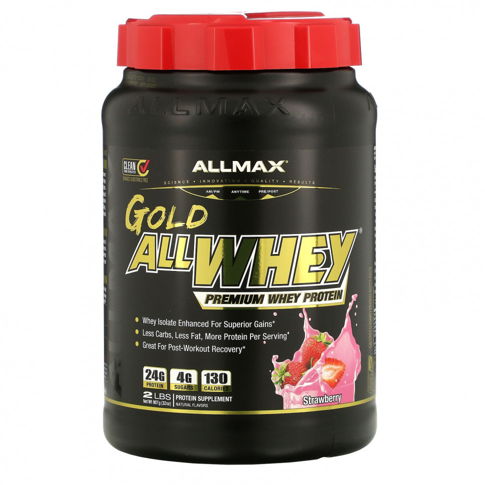   (Iherb) ALLMAX Nutrition, AllWhey Gold, 100%   -,   , 907  (2 )    -     , -, 