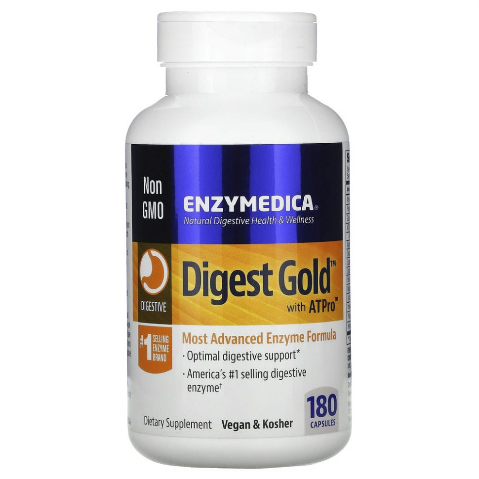   (Iherb) Enzymedica, Digest Gold  ATPro, 180     -     , -, 