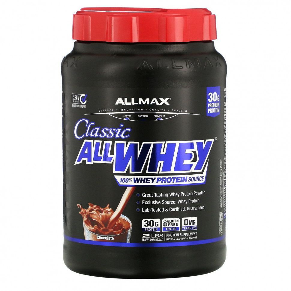   (Iherb) ALLMAX Nutrition, AllWhey Classic, 100 %  , , 907  (2 )    -     , -, 