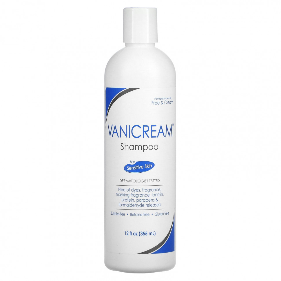   (Iherb) Vanicream, Shampoo For Sensitive Skin, 12 fl oz (355 ml)    -     , -, 