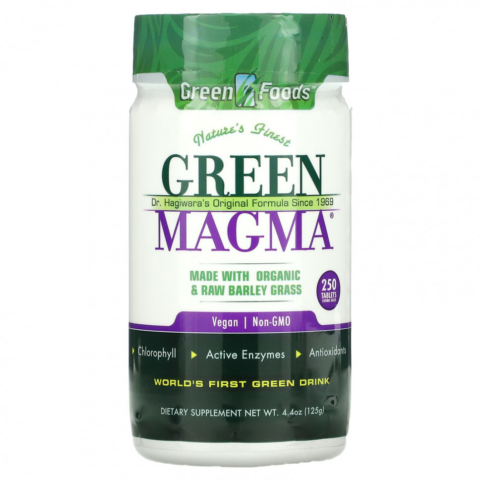   (Iherb) Green Foods, Green Magma, 500 , 250     -     , -, 
