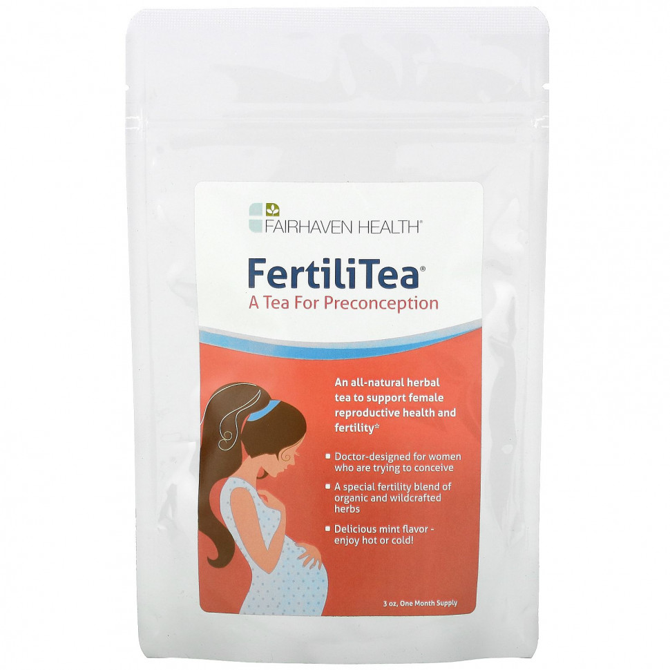   (Iherb) Fairhaven Health, Fertili Tea, 3     -     , -, 