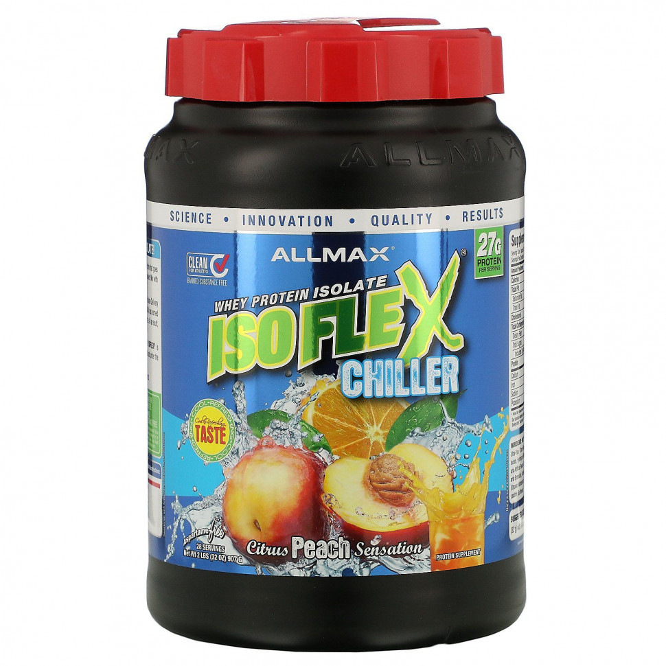   (Iherb) ALLMAX Nutrition, Isoflex Chiller,  100%-    (  ,  ), - , 2  (907 )    -     , -, 