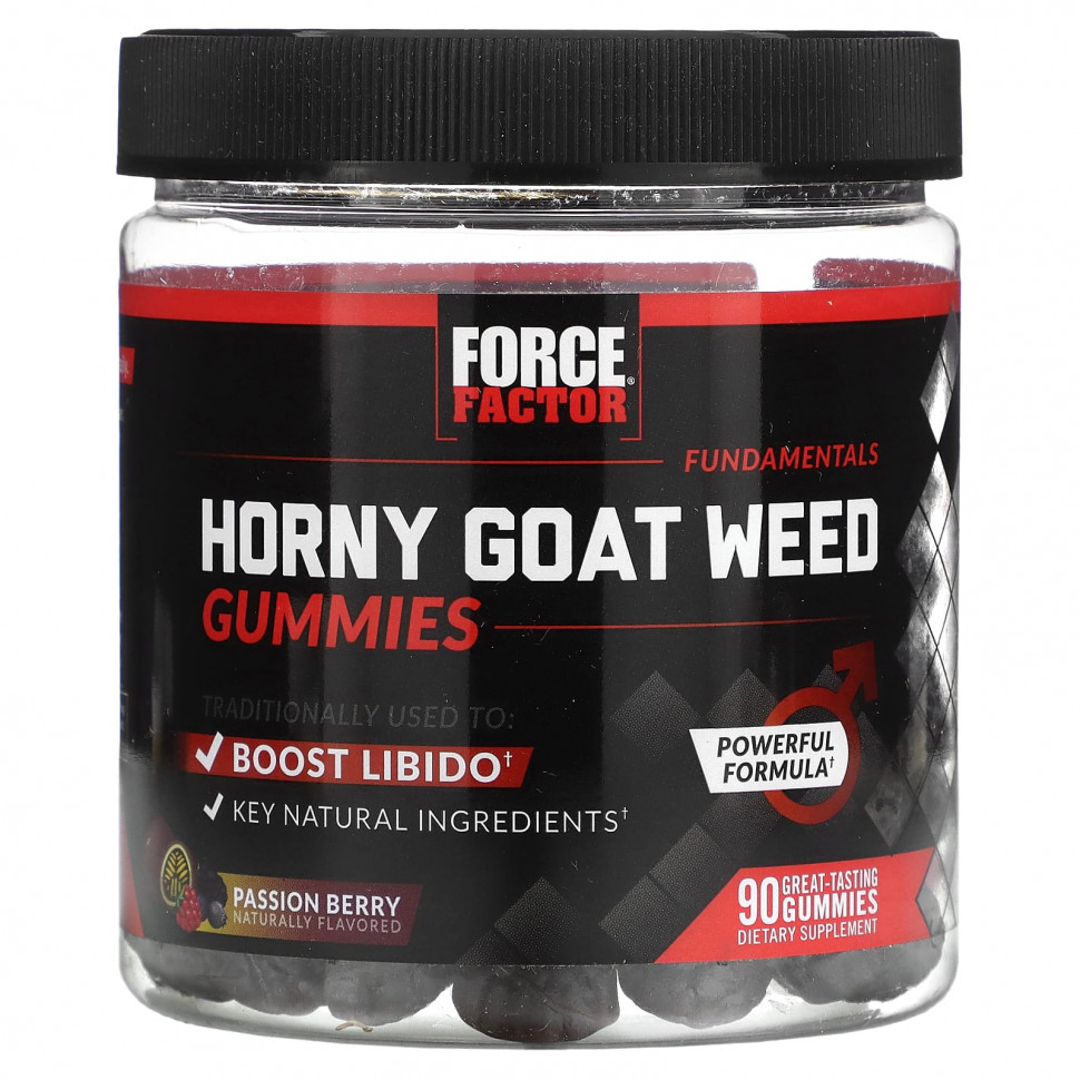   (Iherb) Force Factor, Fundamentals, Horny Goat Weed, , 90      -     , -, 