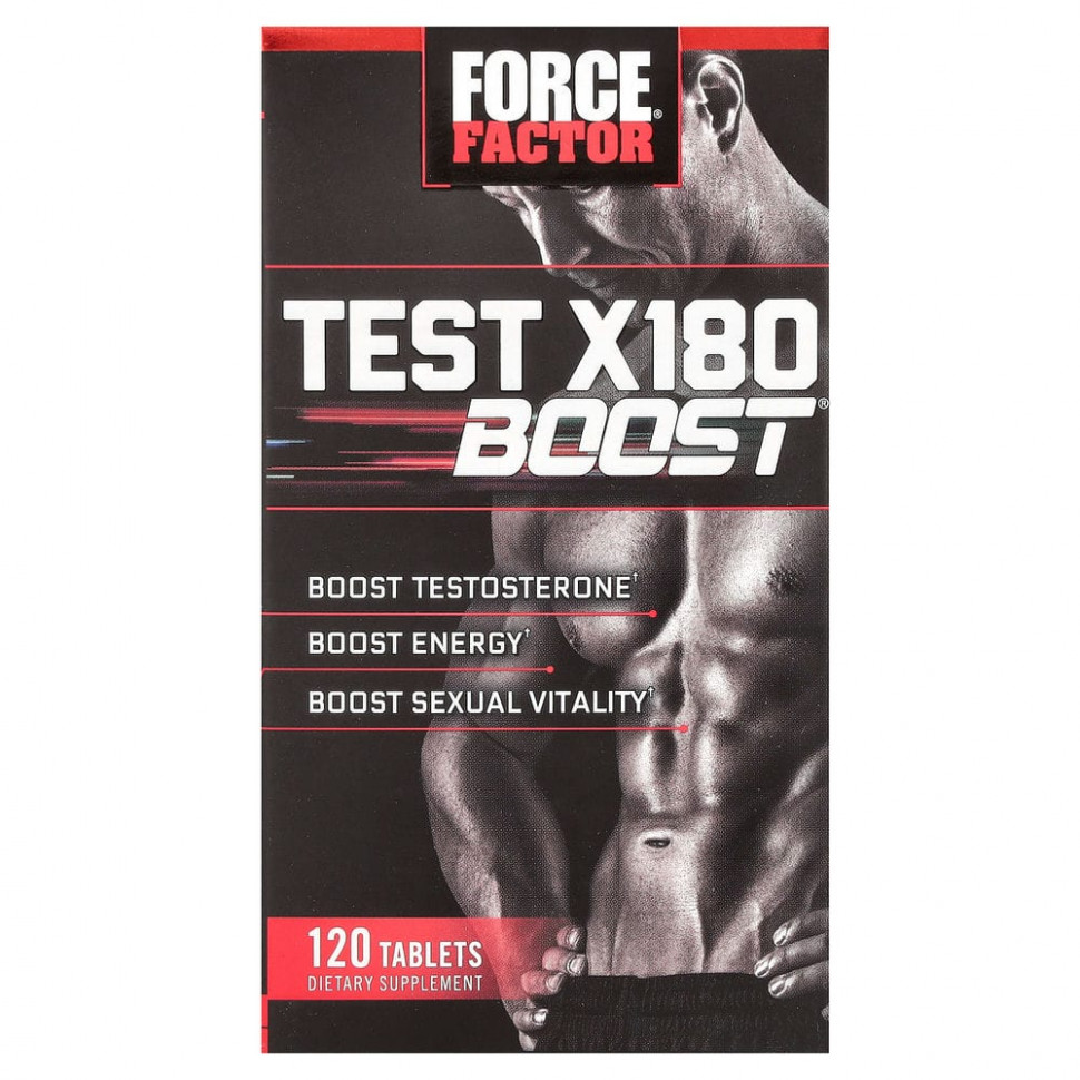   (Iherb) Force Factor, Test X180 Boost,    , 120     -     , -, 