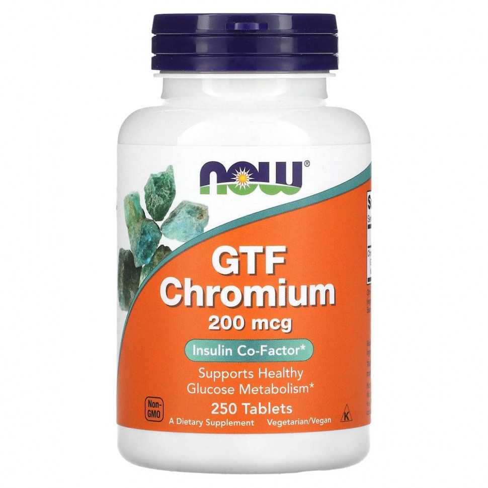   (Iherb) NOW Foods, GTF Chromium, 200 , 250     -     , -, 
