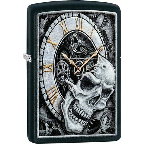   ZIPPO Skull Clock   Black Matte, /, , , 38x13x57    -     , -, 