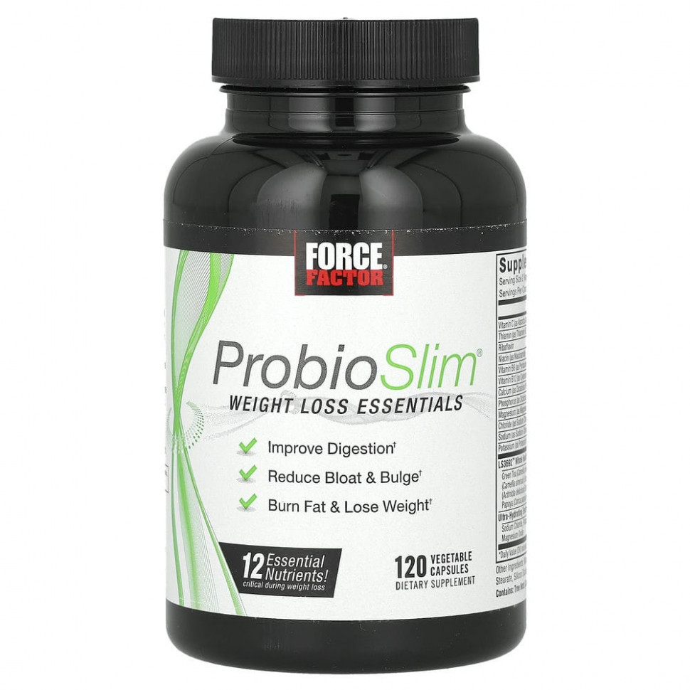   (Iherb) Force Factor, ProbioSlim,      , 120     -     , -, 