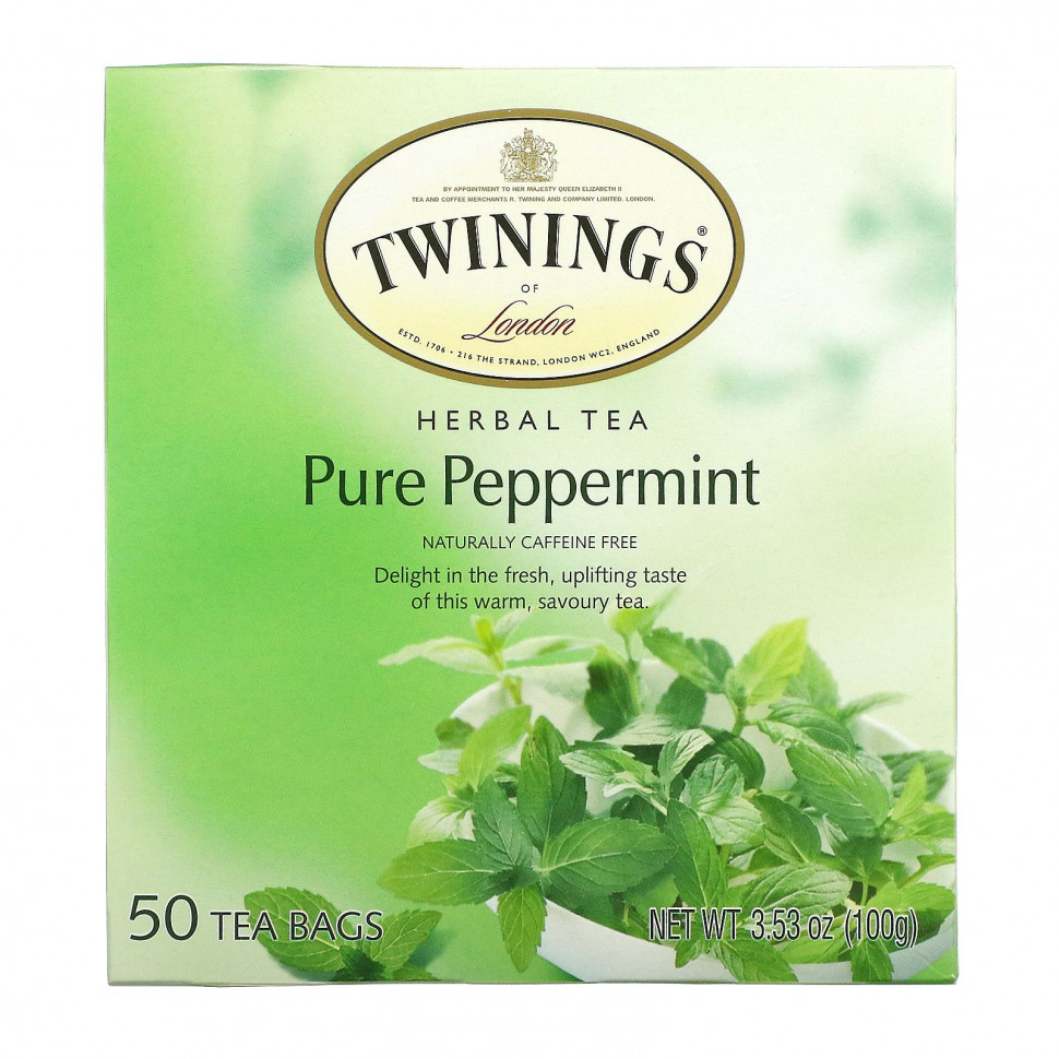 ���� ������ (Iherb) Twinings, �������� ���, ������ �������� ����, ��� �������, 50 ������ ���������, 100 � (3,53 �����), ������ �� 2270 ���