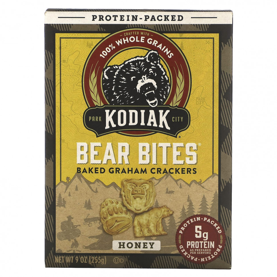   (Iherb) Kodiak Cakes, Bear Bites,    , 255  (9 )    -     , -, 