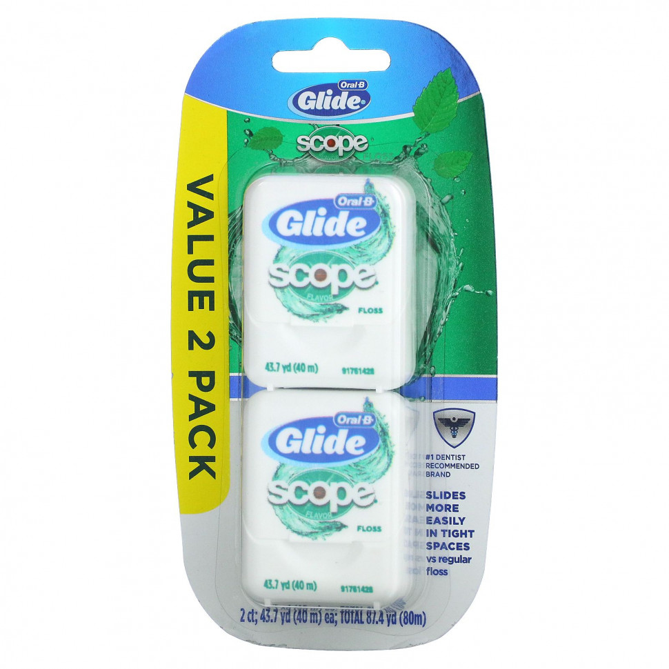   (Iherb) Oral-B, Glide,   , 2 , 40  (43,7 )     -     , -, 