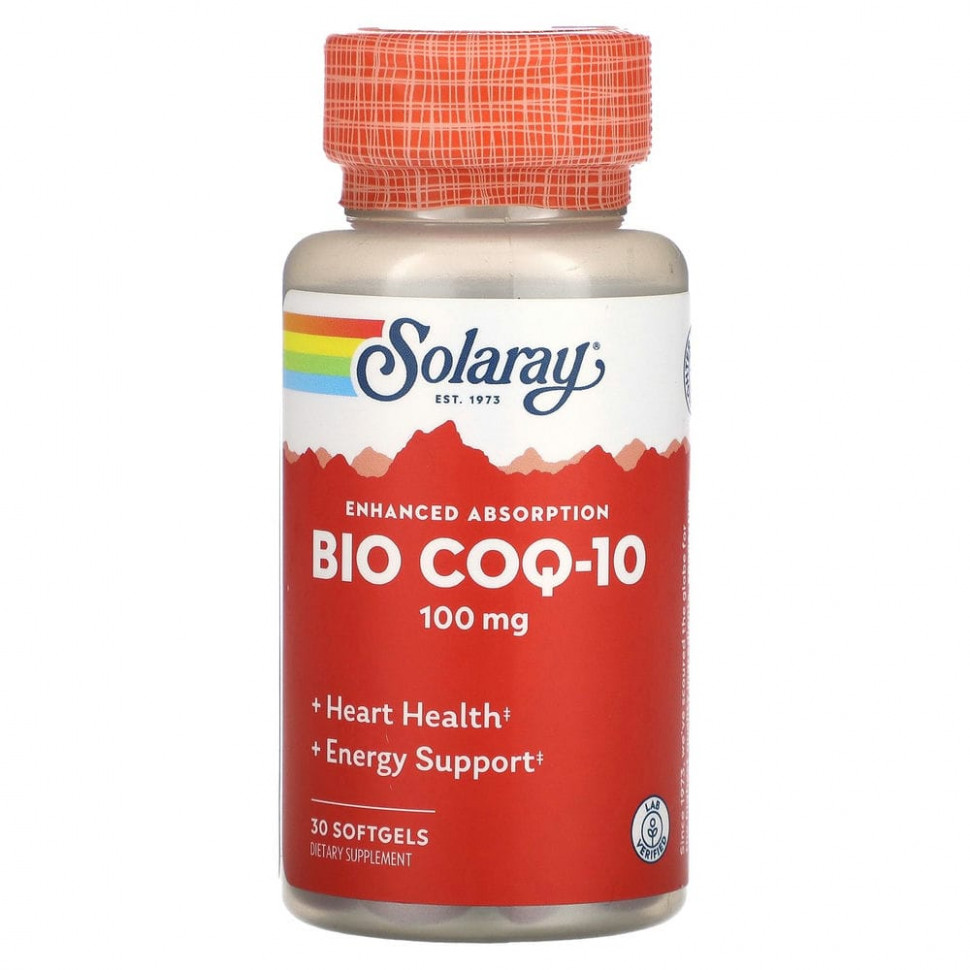   (Iherb) Solaray, Bio COQ-10, 100 , 30      -     , -, 