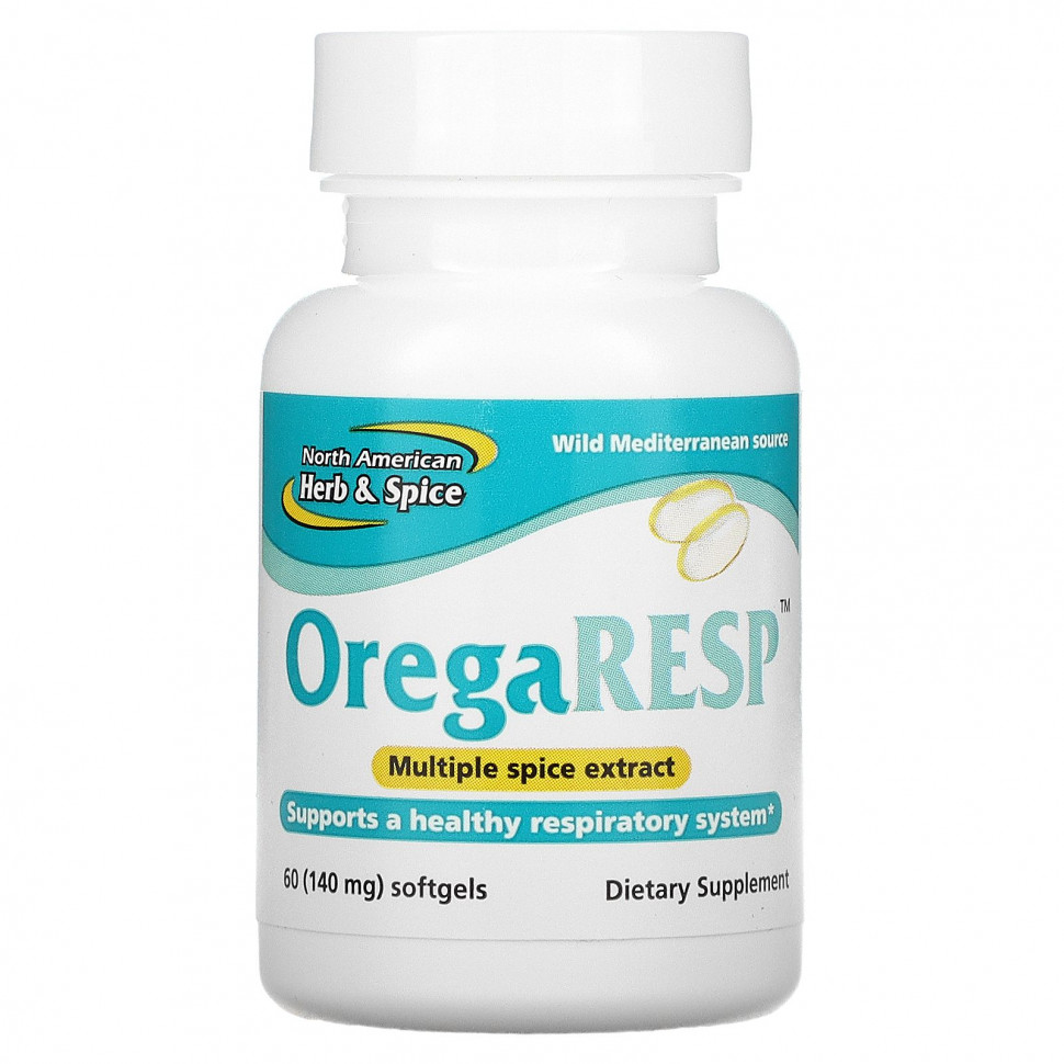   (Iherb) North American Herb & Spice, OregaResp, 140 , 60     -     , -, 