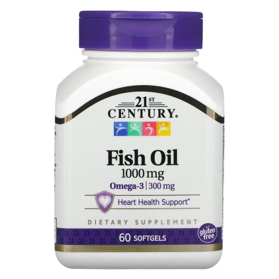 ���� ������ (Iherb) 21st Century, ����� ���, 1000 ��, 60 ������ ����������� ������, ������ �� 1140 ���