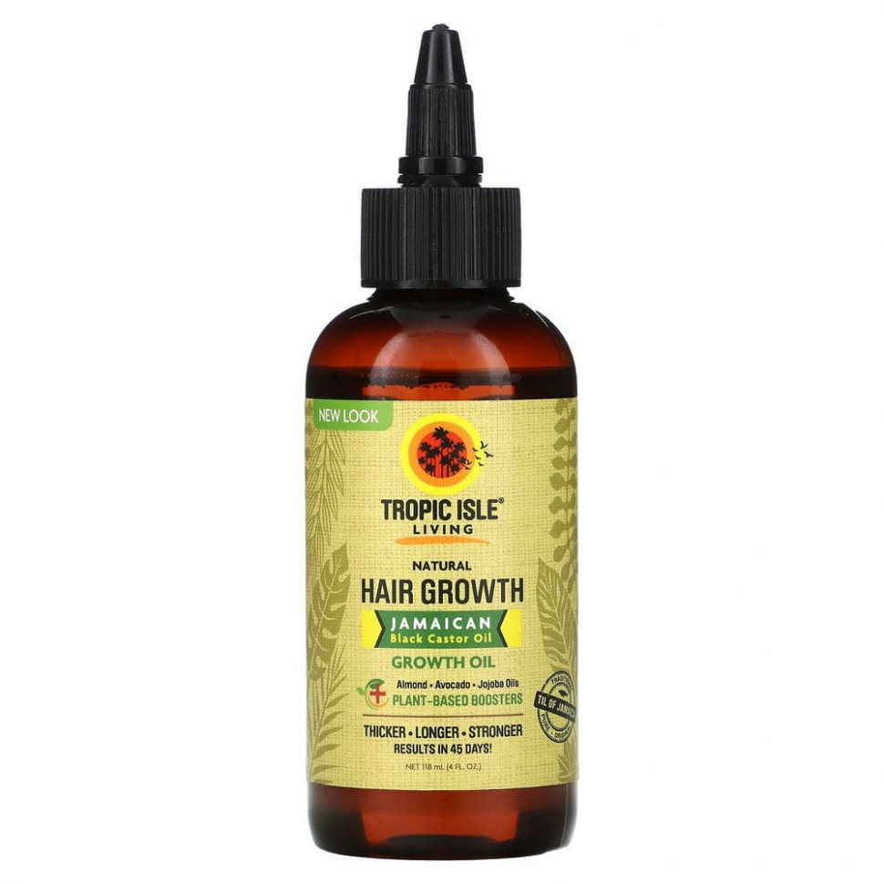 ���� ������ (Iherb) Tropic Isle Living, Natural Hair Growth Oil, �������� ������ ���������� �����, 118 �� (4 ����. �����), ������ �� 2400 ���