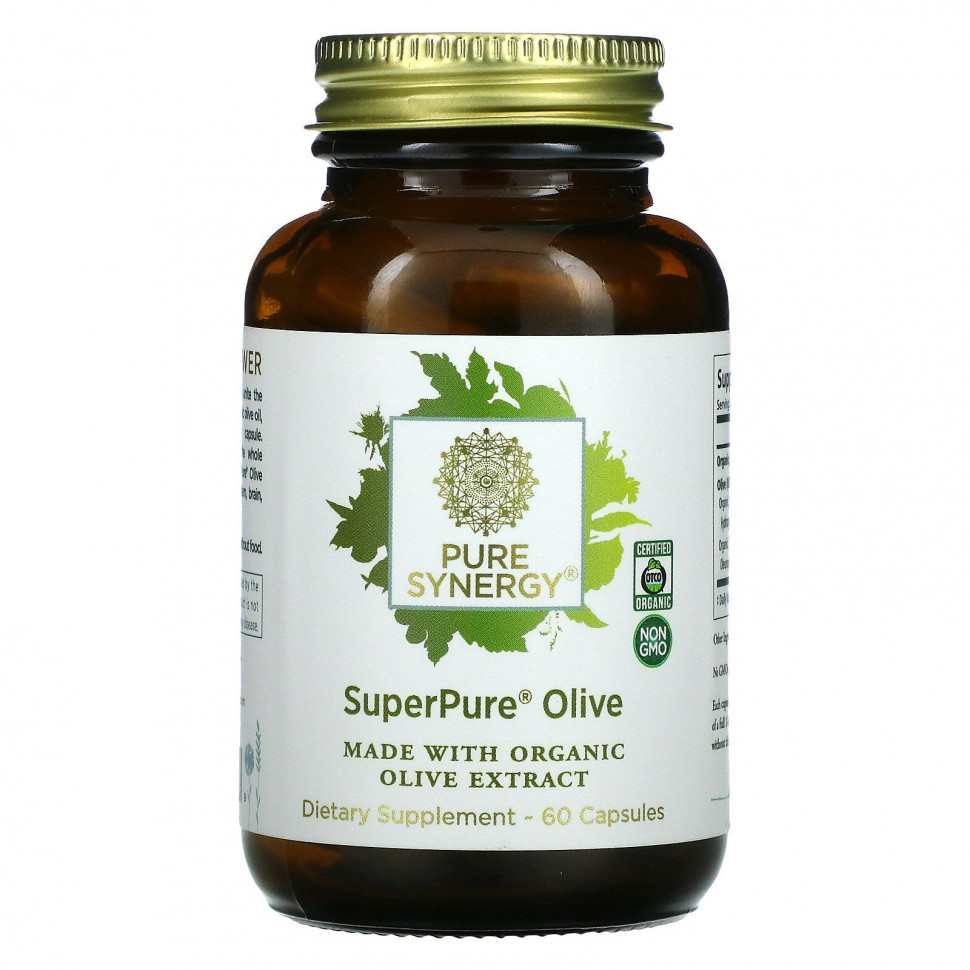 ���� ������ (Iherb) Pure Synergy, SuperPure Olive, 60 ������, ������ �� 7250 ���