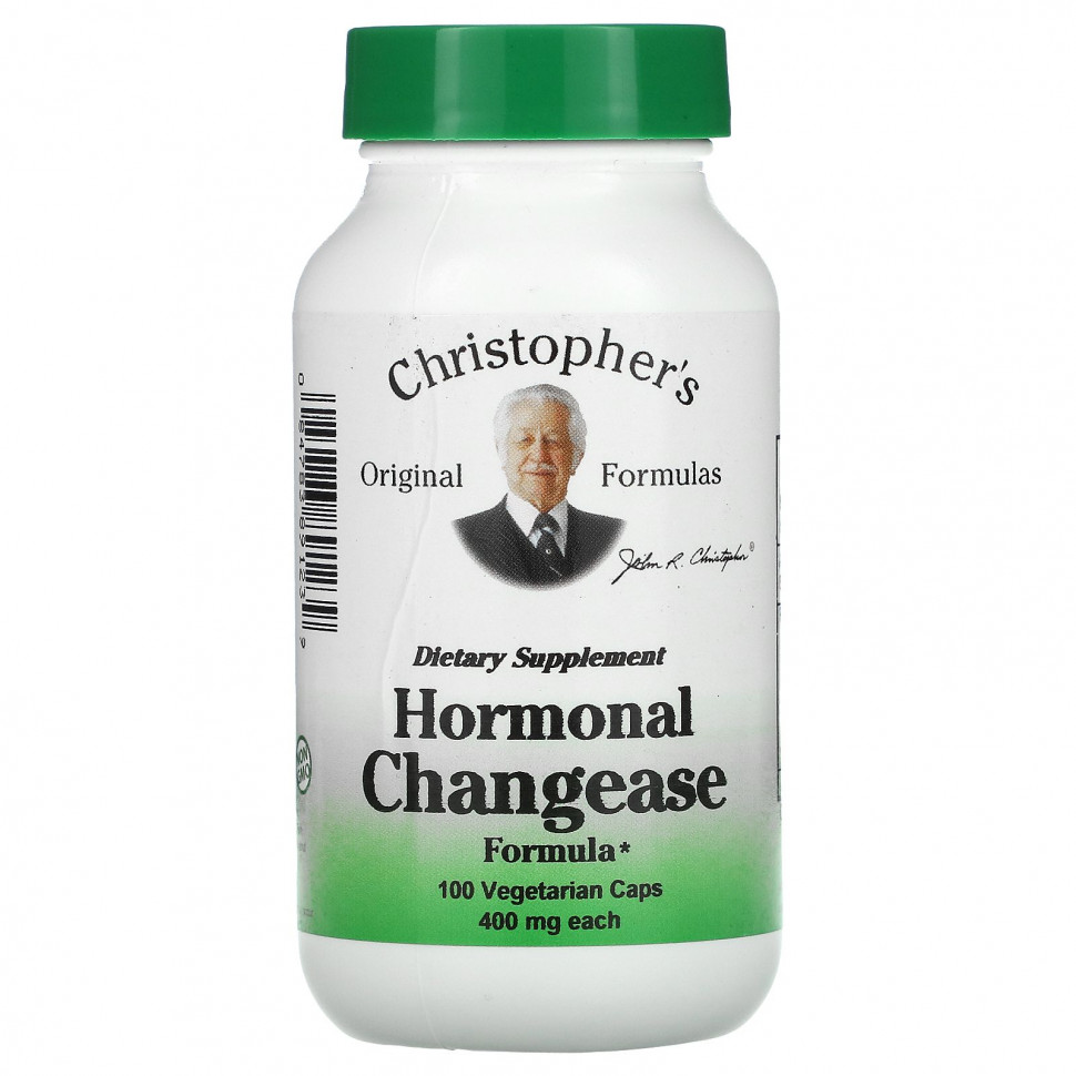   (Iherb) Christopher's Original Formulas, Hormonal Changease Formula, 450 , 100      -     , -, 