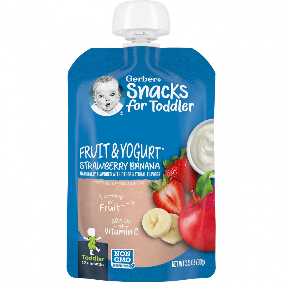   (Iherb) Gerber, Snacks    12 ,   ,   , 99  (3,5 )    -     , -, 