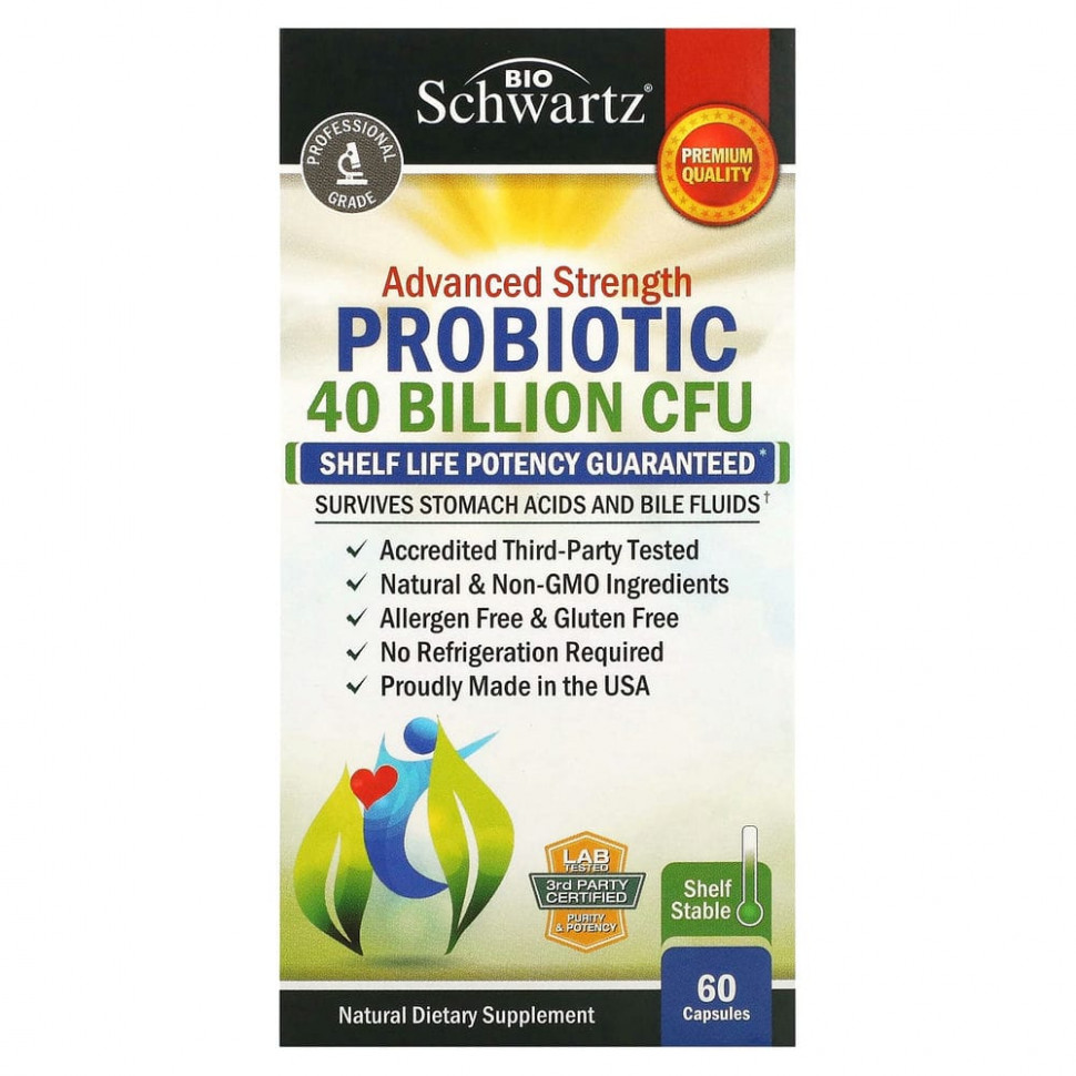 ���� ������ (Iherb) BioSchwartz, ���������, 20 ���� ���, 60 ������, ������ �� 3870 ���