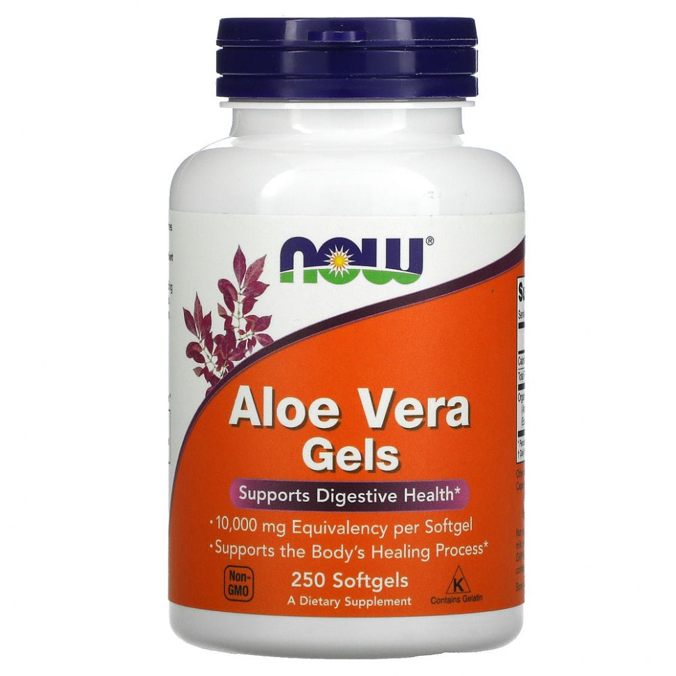 ���� ������ (Iherb) NOW Foods, Aloe Vera Gels, 250 ������ ����������� ������, ������ �� 3210 ���