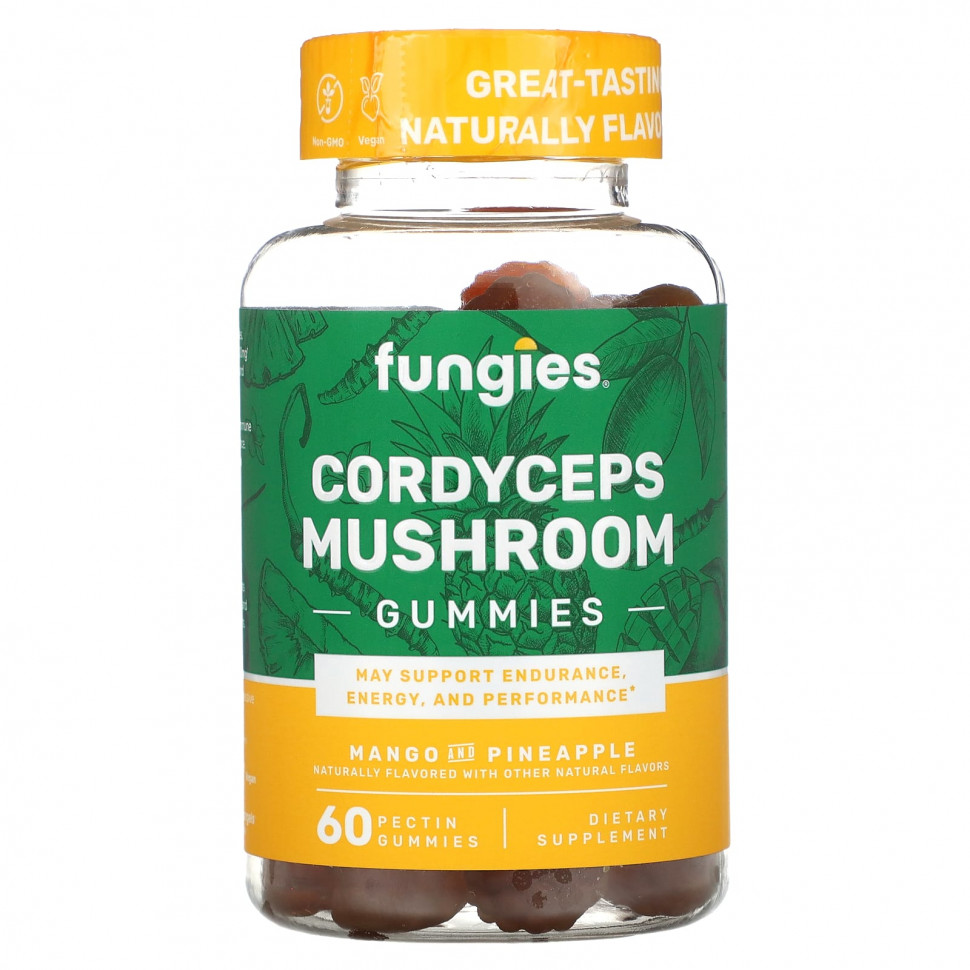 ���� ������ (Iherb) Fungies, ����������� ���������� � ������� ���������, ����� � ������, 60 ����������� ���������� � ��������, ������ �� 3660 ���