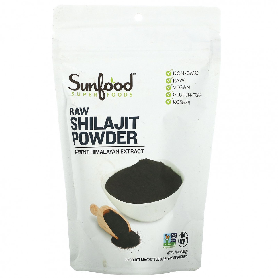 ���� ������ (Iherb) Sunfood, ����� ����� � ���� �������, 100 � (3,5 �����), ������ �� 6500 ���