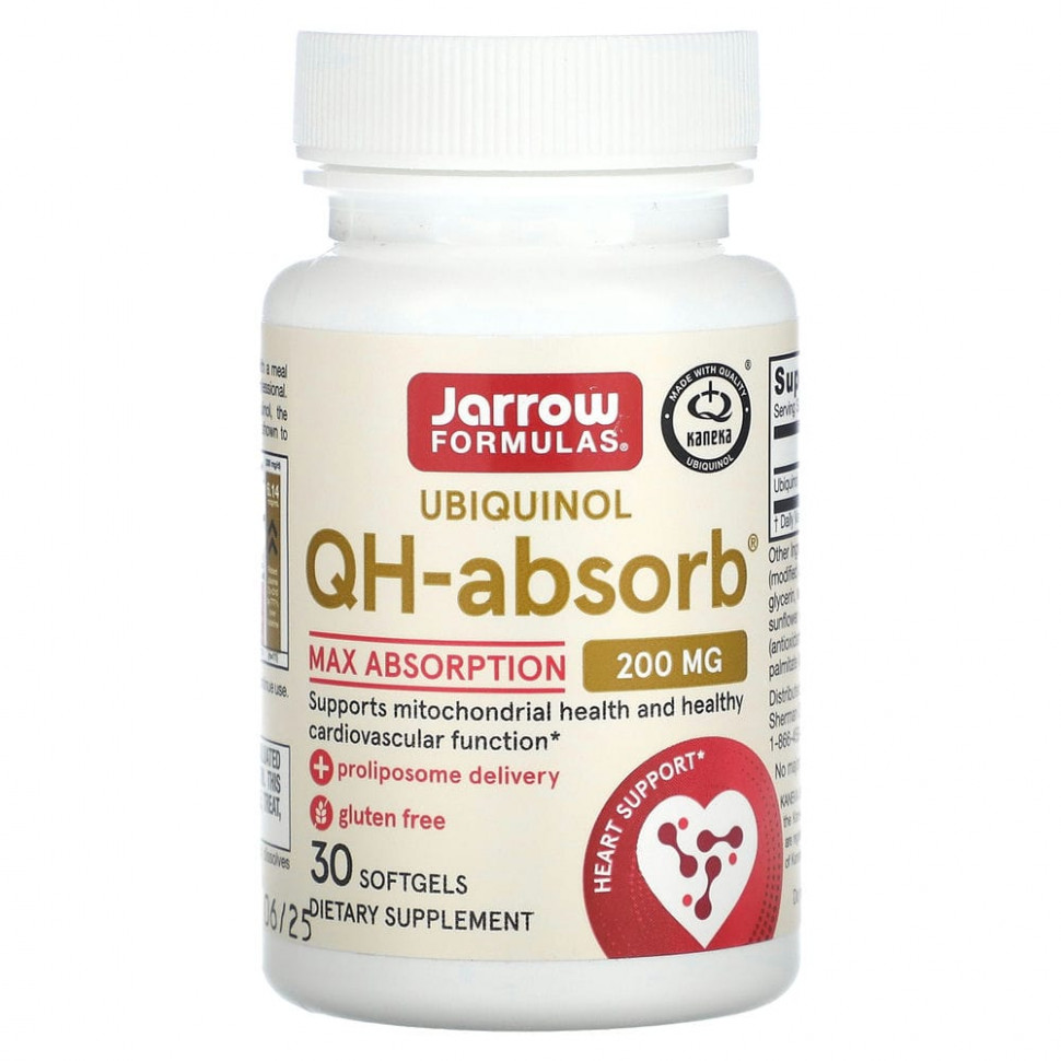   (Iherb) Jarrow Formulas,  QH-Absorb, 200 , 30      -     , -, 