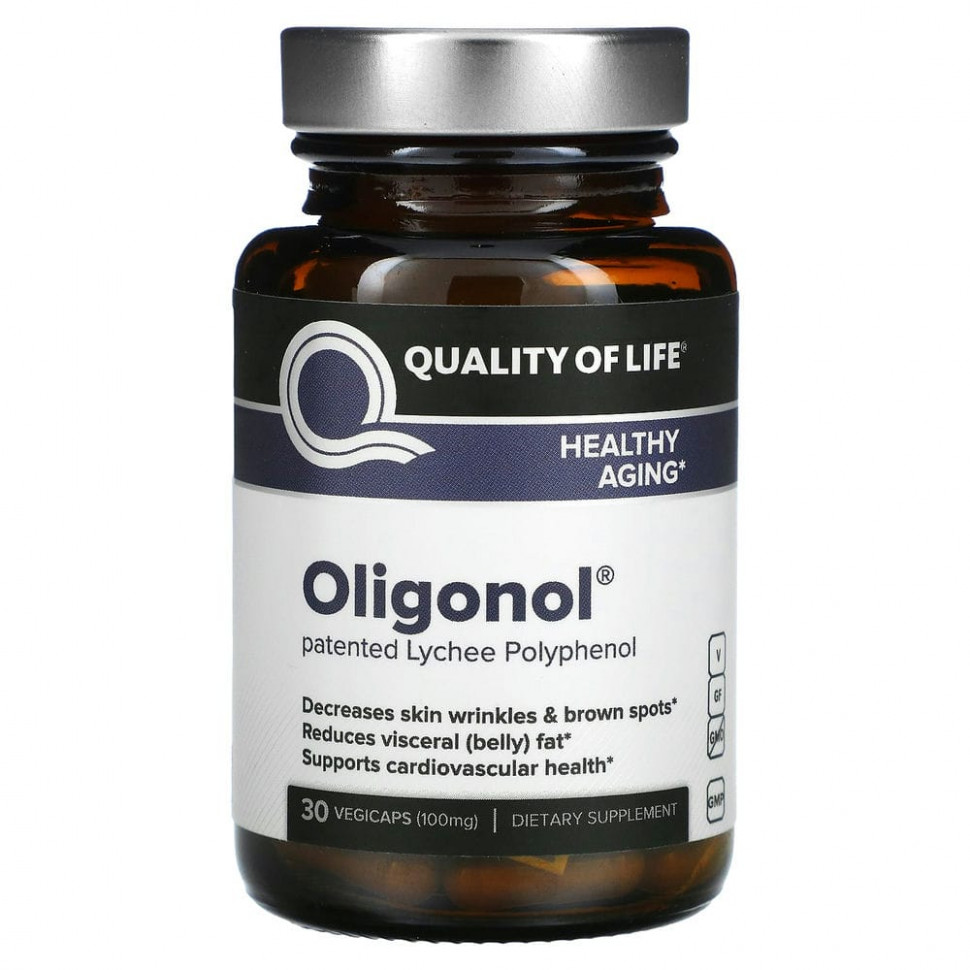   (Iherb) Quality of Life Labs, Oligonol, 100 , 30      -     , -, 