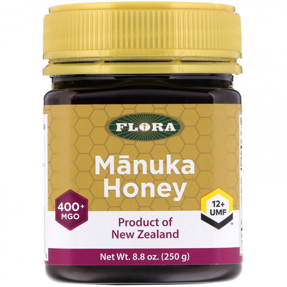 ���� ������ (Iherb) Flora, ��� ������, MGO 400+, 250 �, ������ �� 9000 ���