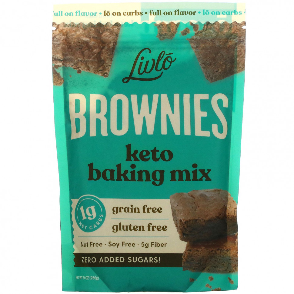 ���� ������ (Iherb) Livlo, Brownies, ���� ����� ��� �������, 9 ����� (256 �), ������ �� 2030 ���