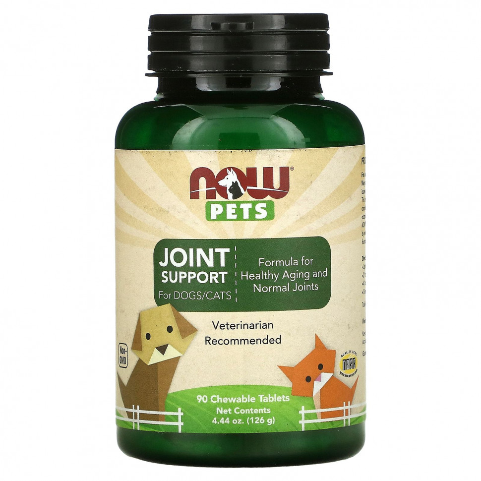   (Iherb) NOW Foods, Pets,      , 90  , 126  (4,44 )    -     , -, 