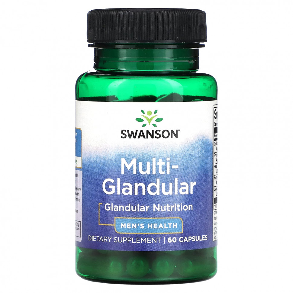 ���� ������ (Iherb) Swanson, Multi-Glandular, ��� �������� ��������, 60 ������, ������ �� 1780 ���