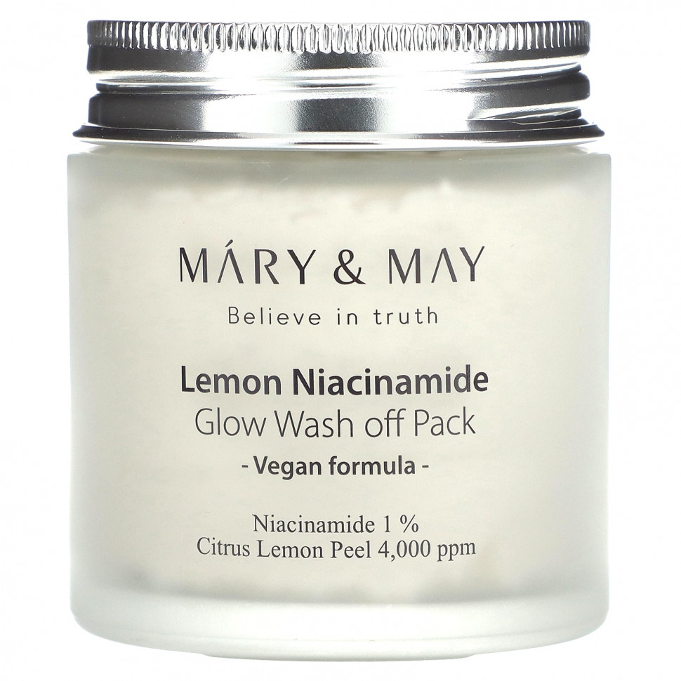 ���� ������ (Iherb) Mary&May, Lemon Niacinamide Glow, ��������� �����, 125 � (4,4 �����), ������ �� 3900 ���