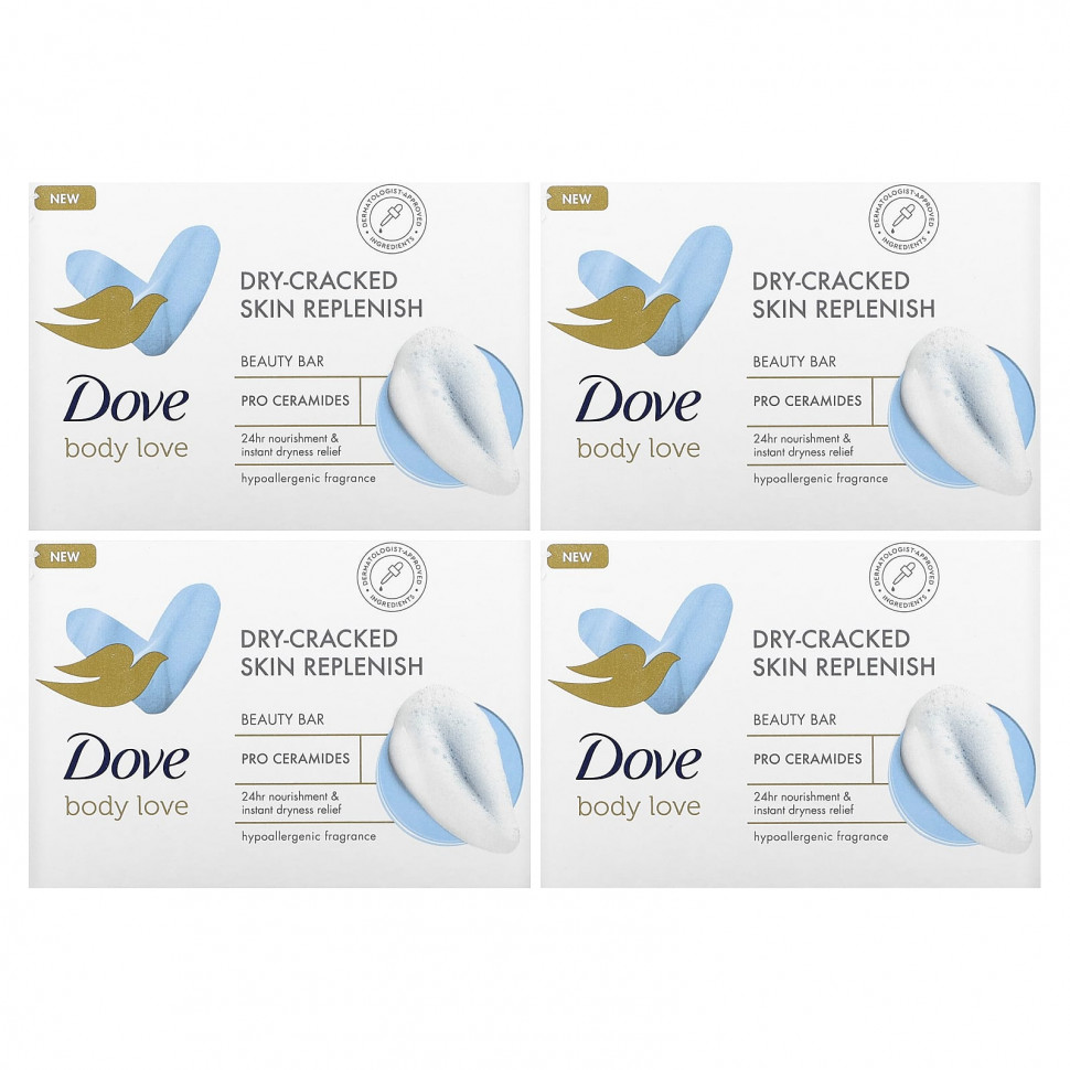 ���� ������ (Iherb) Dove, Body Love, ������������� ����, �������������� ��� ����� �������������� ����, 2 ��., �� 106 � (3,75 �����), ������ �� 1570 ���