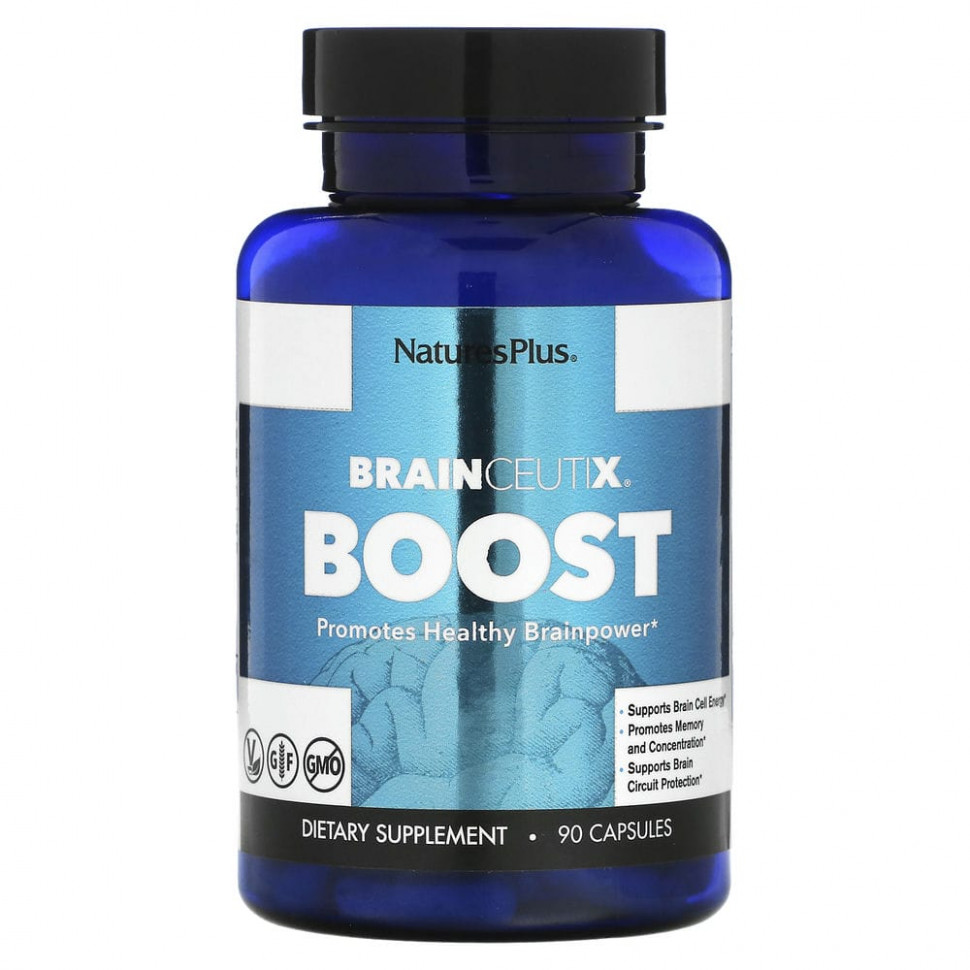 ���� ������ (Iherb) NaturesPlus, Brainceutix, ����������, 90 ������, ������ �� 7110 ���