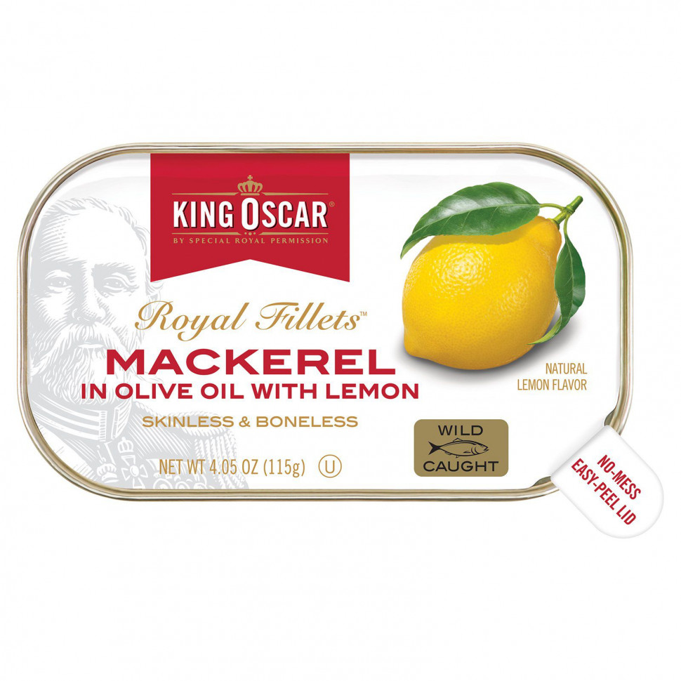   (Iherb) King Oscar, Royal Fillets,      , 115  (4,05 )    -     , -, 