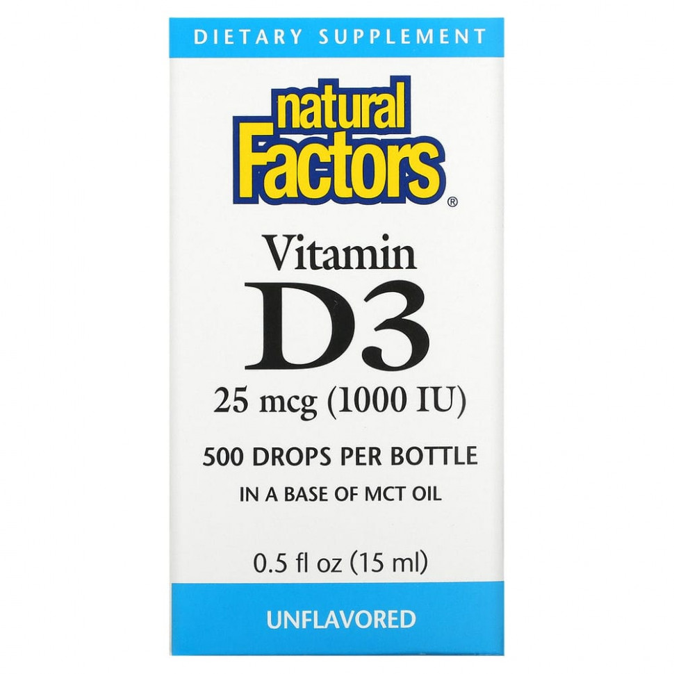   (Iherb) Natural Factors,  D3  ,  , 25  (1000 ), 15  (0,5  )    -     , -, 