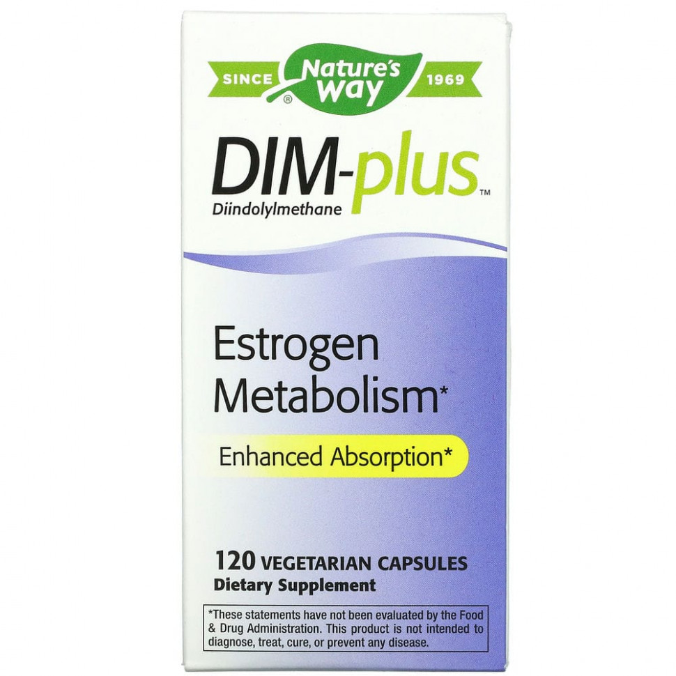   (Iherb) Nature's Way, DIM-plus,  , 120      -     , -, 