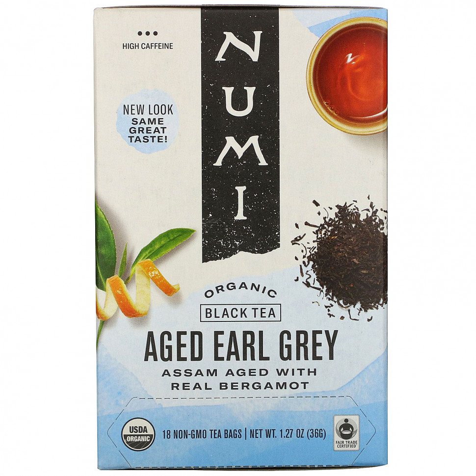���� ������ (Iherb) Numi Tea, ������������ ������ ���, ����������� ��� ����, 18 ������ ���������, 1,27 ����� (36 �), ������ �� 1360 ���