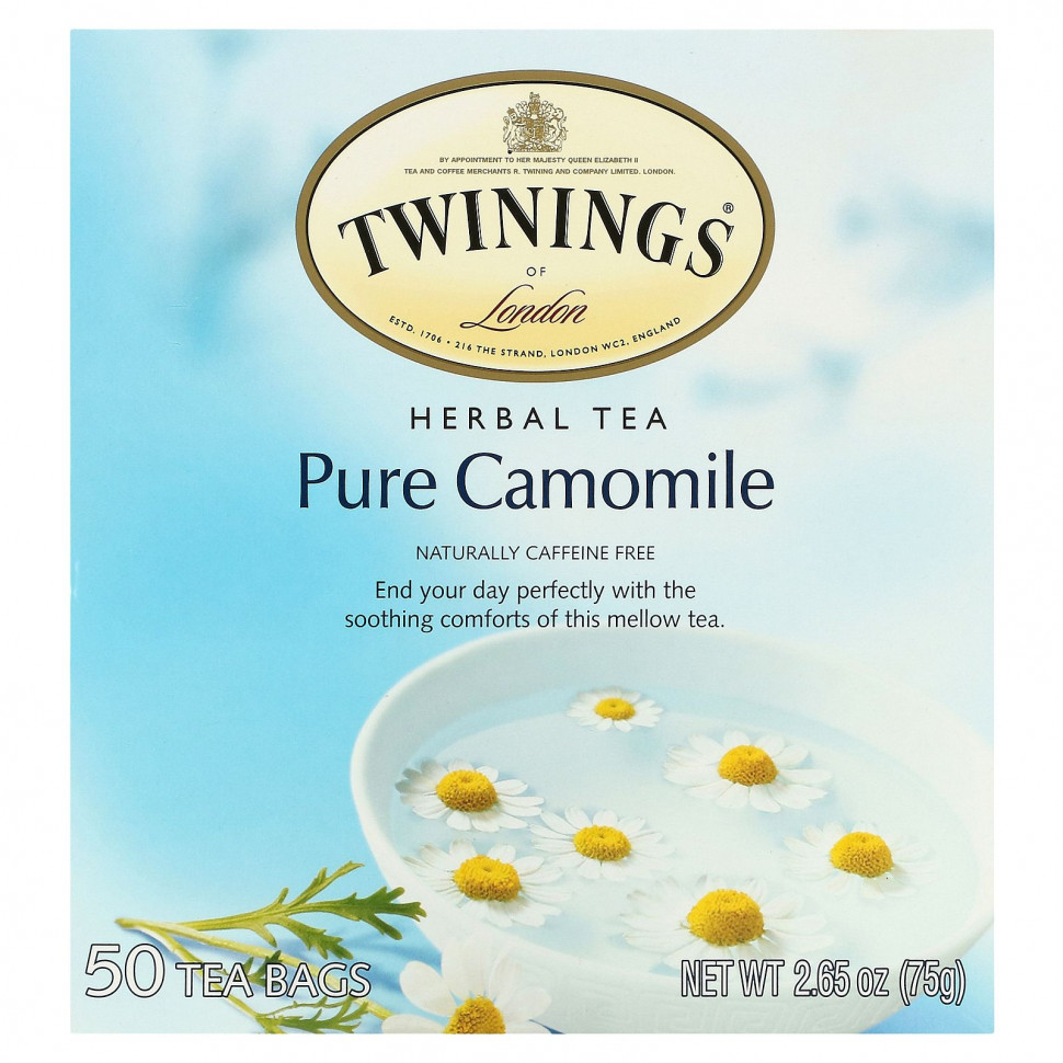 ���� ������ (Iherb) Twinings, �������� ���, ������ �������, ��� �������, 50 ������ ���������, 75 � (2,65 �����), ������ �� 2270 ���