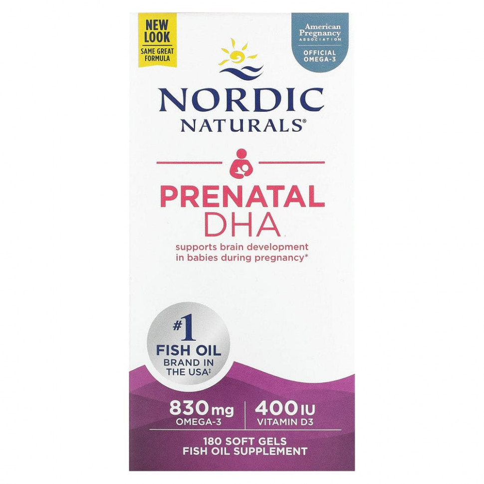   (Iherb) Nordic Naturals, Prenatal DHA,  ,  , 180     -     , -, 