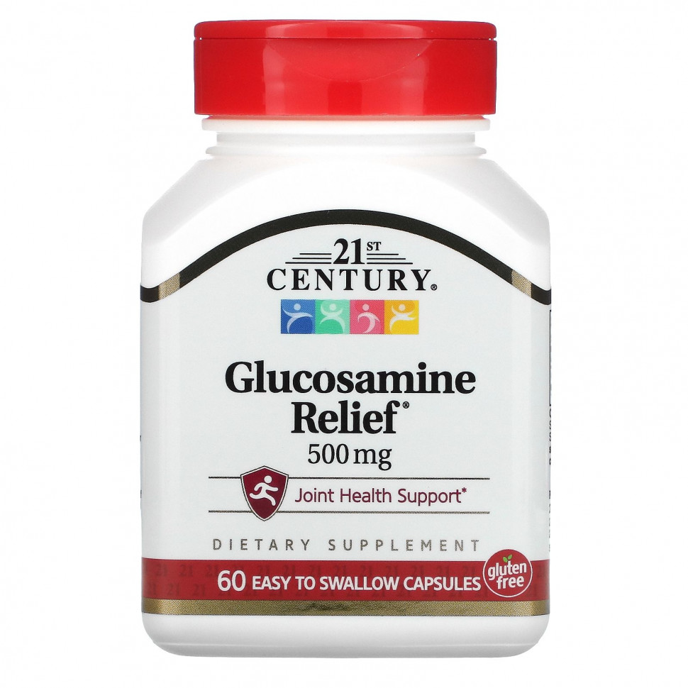   (Iherb) 21st Century, Glucosamine Relief, 500 , 60 ,   ,   1180 