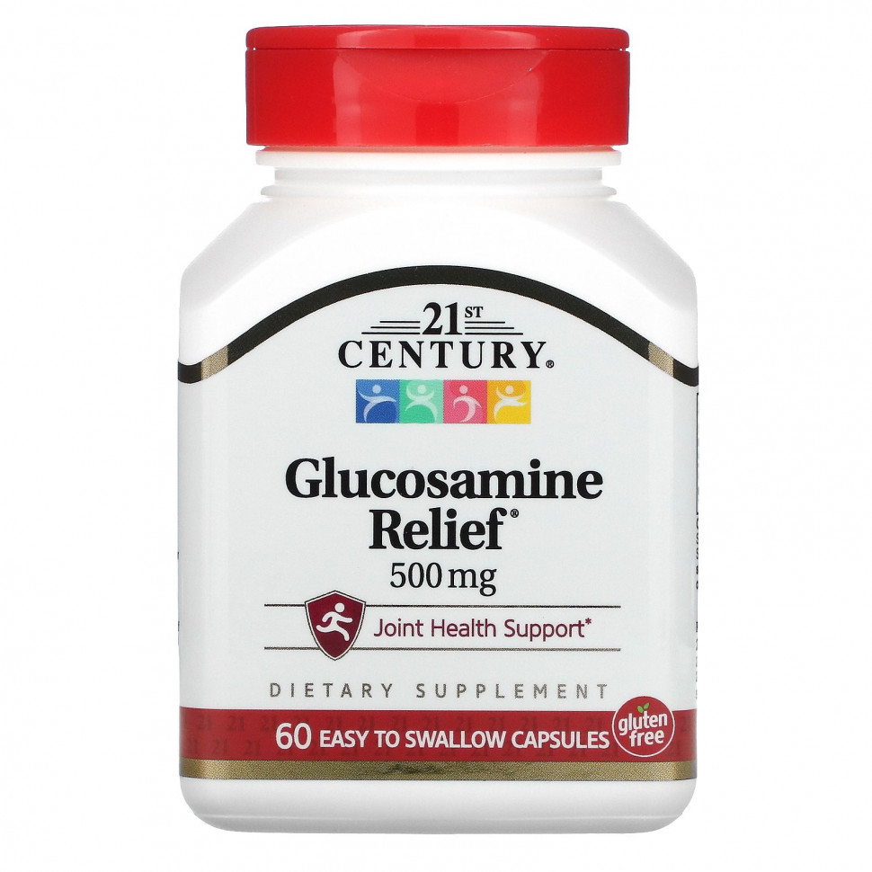   (Iherb) 21st Century, Glucosamine Relief, 500 , 60 ,       -     , -, 